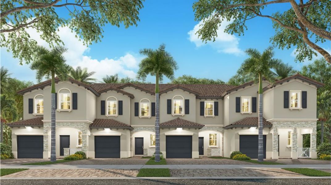New construction Townhouse house 2321 Nw 125 St, Miami, FL 33167 Lorient- photo