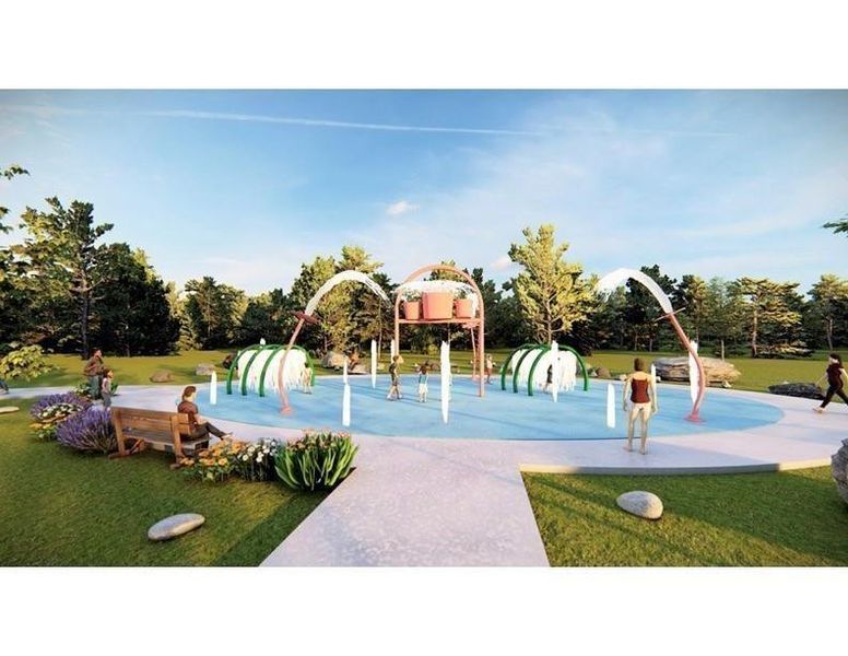 Grace Community has a planned community playground, covered open-air pavilion and splash pad.