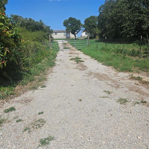 View of road with a rural view