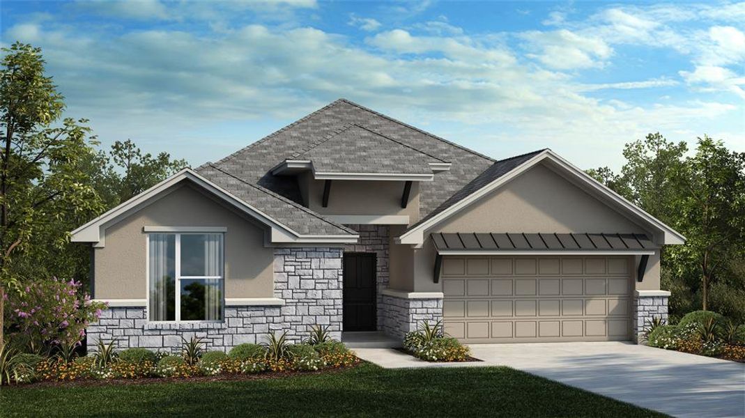 New construction Single-Family house 804 Great Lawn Bnd, Liberty Hill, TX 78642 Driskill- photo