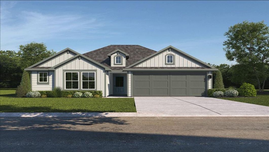 New construction Single-Family house 156 Timbo Dr, Jarrell, TX 76537 The Bellvue- photo