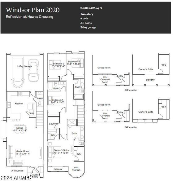 New construction Single-Family house 3335 S Primrose, Mesa, AZ 85212 Windsor- photo