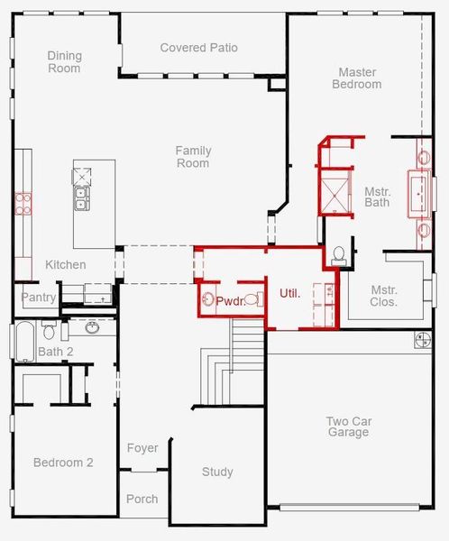 1st Floor Diagram