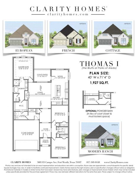 New construction Single-Family house Thomas I, 101 Observation Drive W, Aledo, TX 76008 - photo