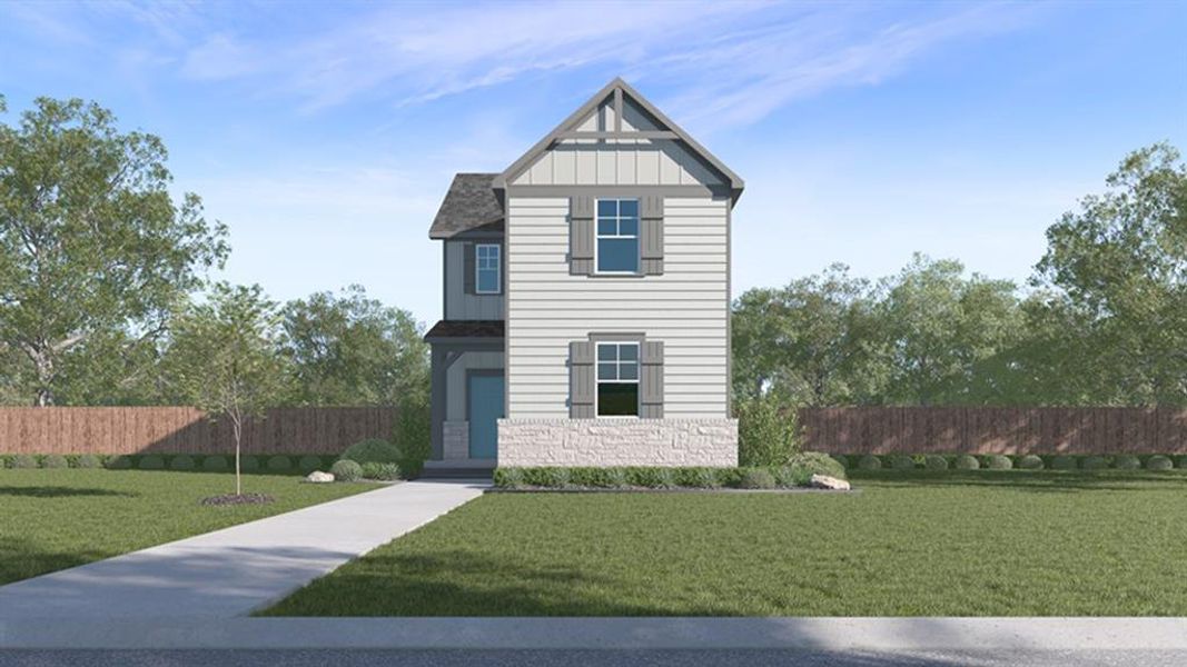 New construction Single-Family house 2805 Caleb Asher Loop, Round Rock, TX 78665 The Livingston- photo