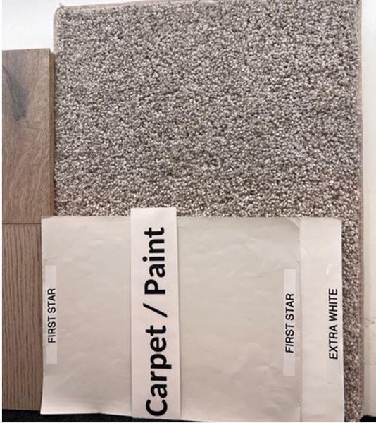 Carpet and paint selections.