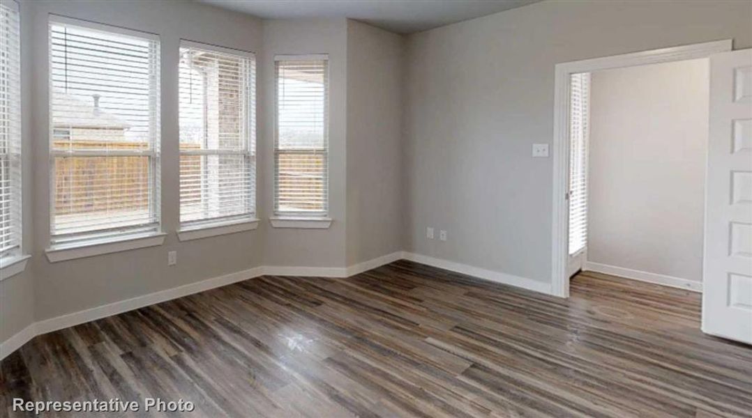 representative photo master bedroom