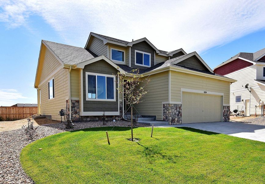 New construction Single-Family house The Maryland, Big Horn Parkway, Johnstown, CO 80534 - photo