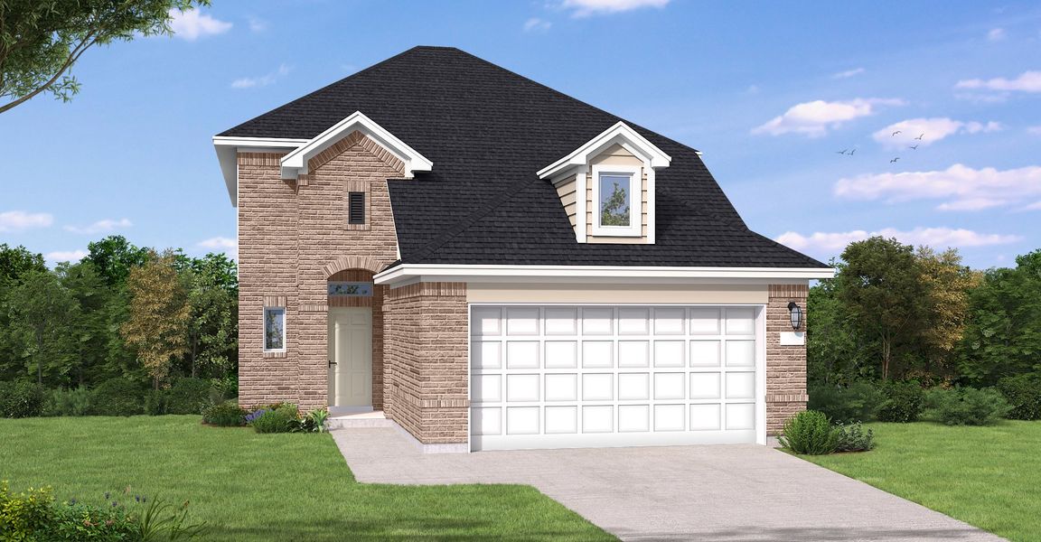 New construction Single-Family house Riviera (2237-HV-30), 3009 Hickory Haven Ln, Conroe, TX 77302 - photo