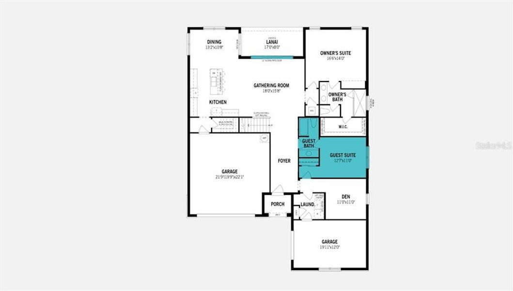 Sarasota Floorplan - First Floor