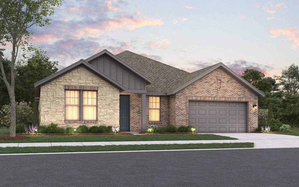 New construction Single-Family house Baker DEF, 722 Tinsley Meadow Dr, Van Alstyne, TX 75495 - photo