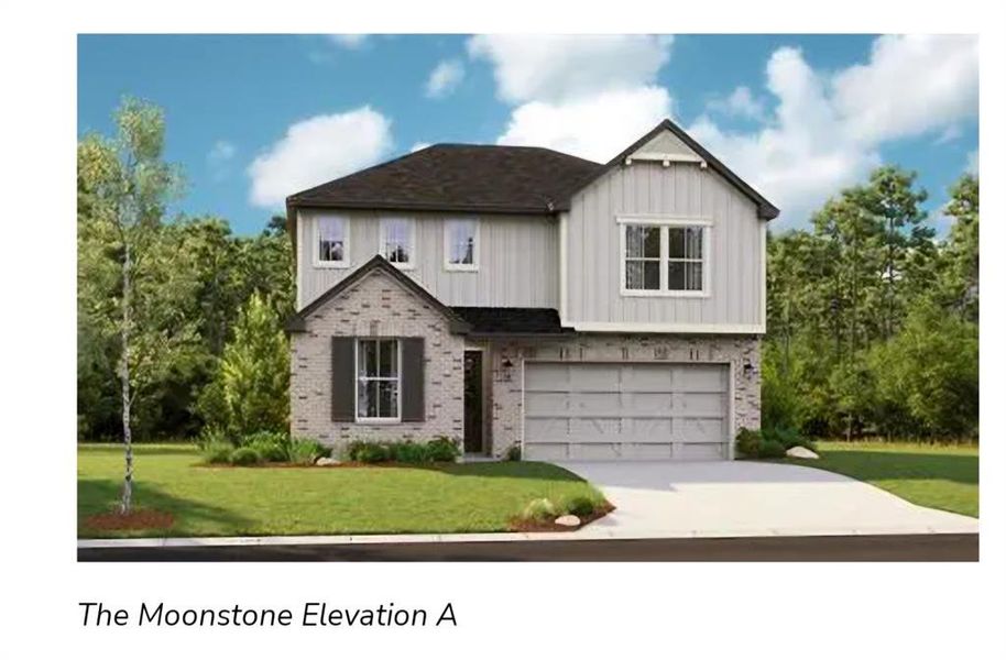 New construction Single-Family house 1345 Blue Oak Blvd, San Marcos, TX 78666 Moonstone- photo