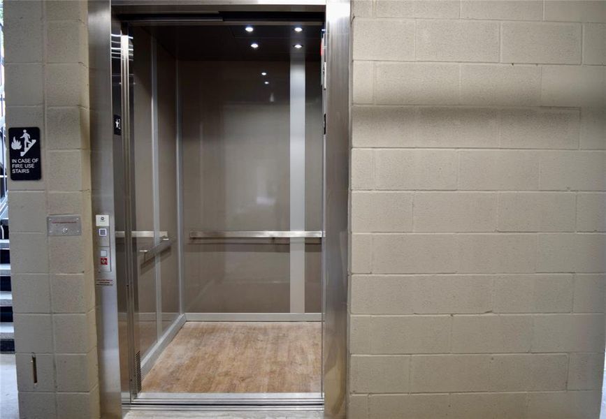 Elevator for convenient access to your new home