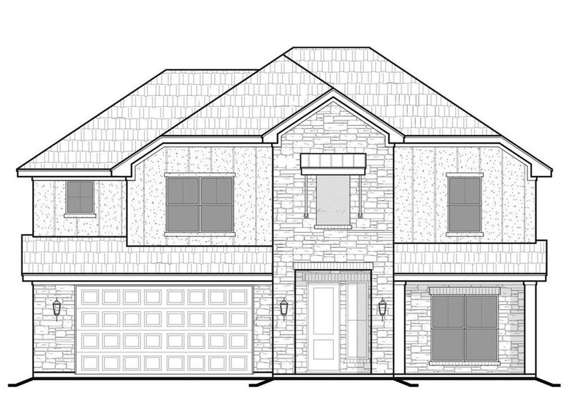 New construction Single-Family house 209 Alistair Drive, Georgetown, TX 78633 Castell- photo