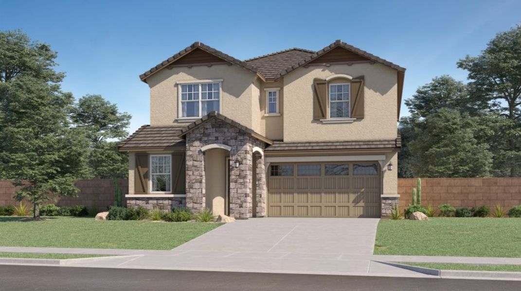 New construction Single-Family house 3320 S Lily, Mesa, AZ 85212 Cottonwood Plan 3524- photo