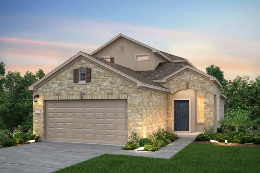 Pulte Homes, Holden elevation D, rendering