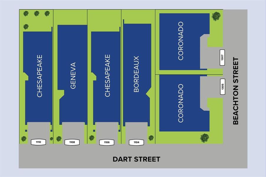 Exclusive Opportunity: Nestled within a boutique community of six residences, 1110 Dart St offers a unique chance to join an elite enclave. Inquire today to secure your future home.