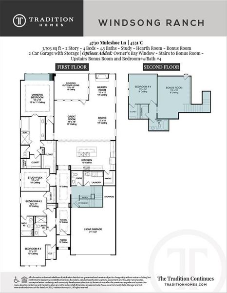 New construction Single-Family house 4730 Muleshoe, Prosper, TX 75078 Plan 4531- photo
