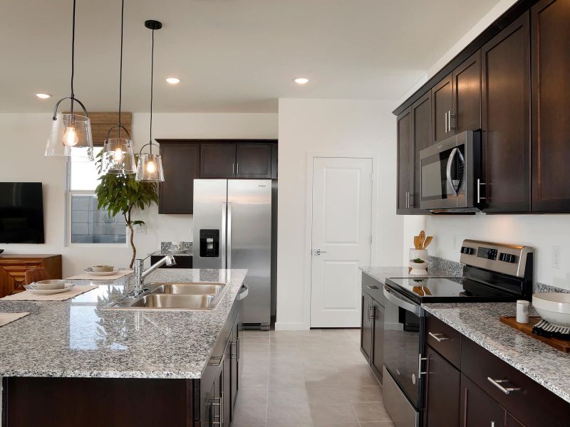 Kitchen in Leslie Floorplan at Desert Moon