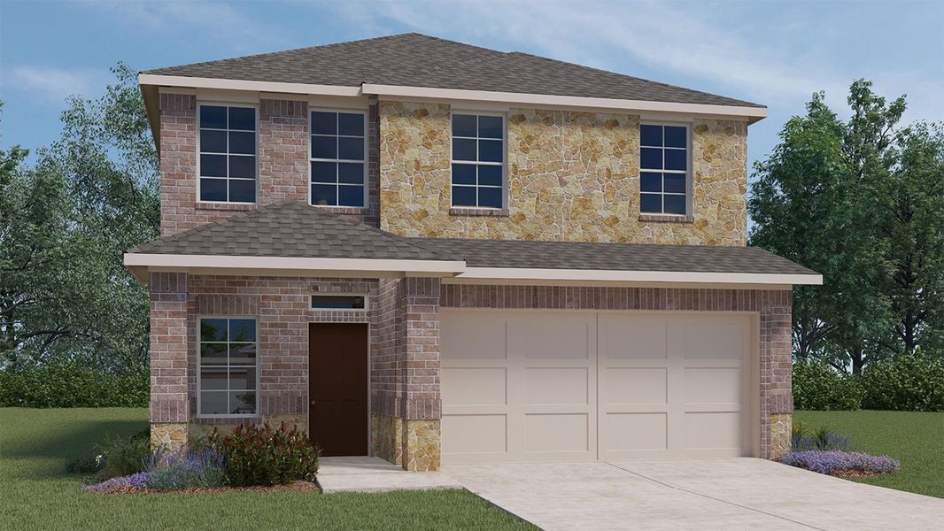 New construction Single-Family house X30M Madison (Enclave Plan), 640 New Dawn Drive, Lavon, TX 75166 - photo