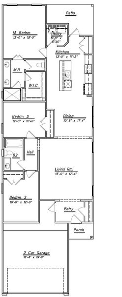 New construction Single-Family house Floor Plan 1490, 17839 Chartertree Lane, Tomball, TX 77377 - photo