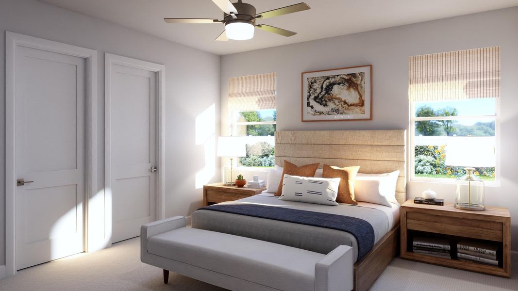 Primary Bedroom | Sabal at Harrell Oaks in Orlando, FL by Landsea Homes