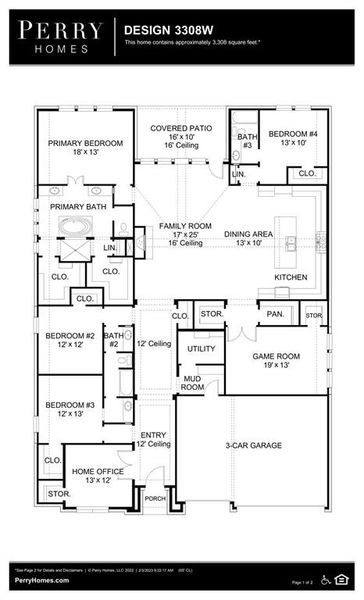New construction Single-Family house 3538 Highcliffe Drive, Katy, TX 77493 Design 3308W- photo