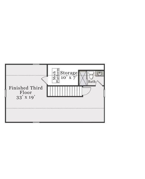 Optional Finished 3rd Floor w/ Bath