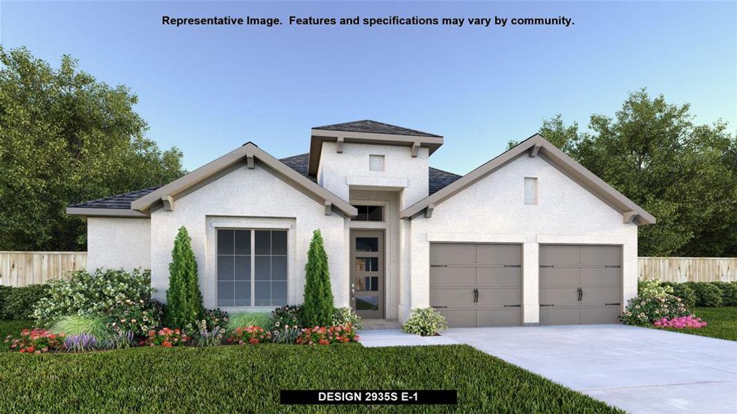 New construction Single-Family house Design 2935S, Ford Trail, New Braunfels, TX 78130 - photo