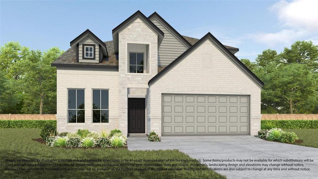 Welcome home to 18215 Windy Knoll Way located in Grand Oaks and zoned to Cypress-Fairbanks ISD. Note: Sample product photo. Actual exterior and interior selections may vary by homesite.