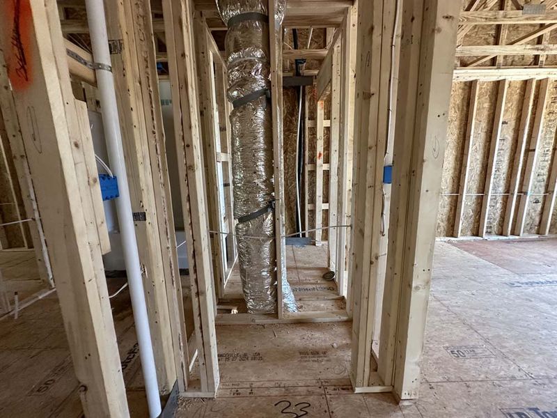 Linen Closet Construction Progress