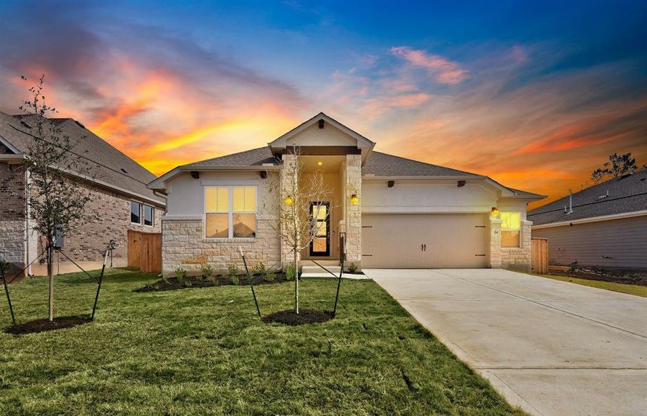 New construction Single-Family house 154 Way Willamette, Kyle, TX 78640 Georgetown- photo