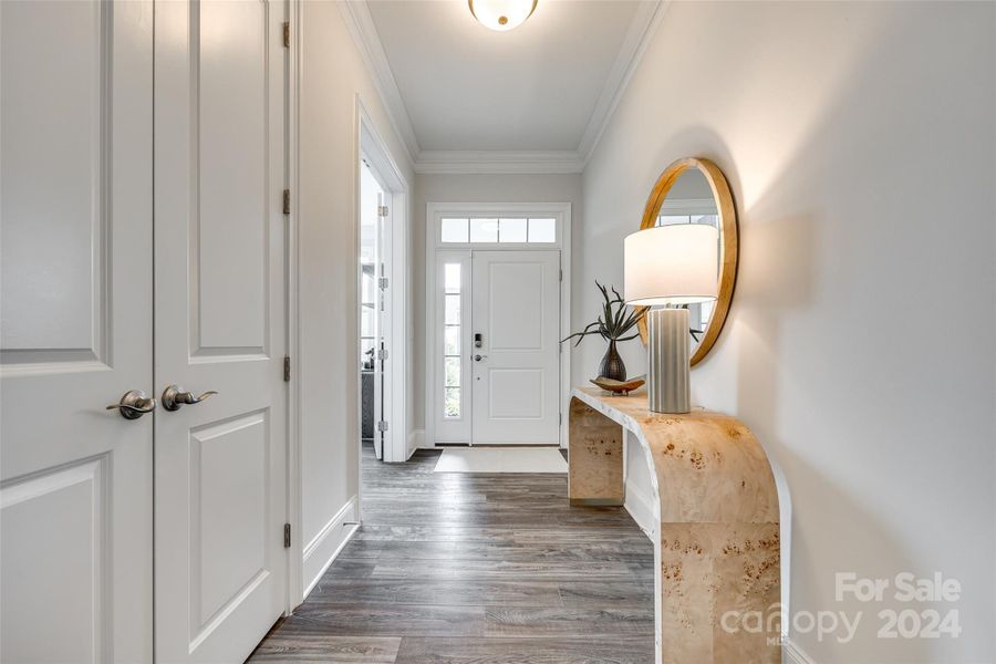 This spacious entry is so welcoming.