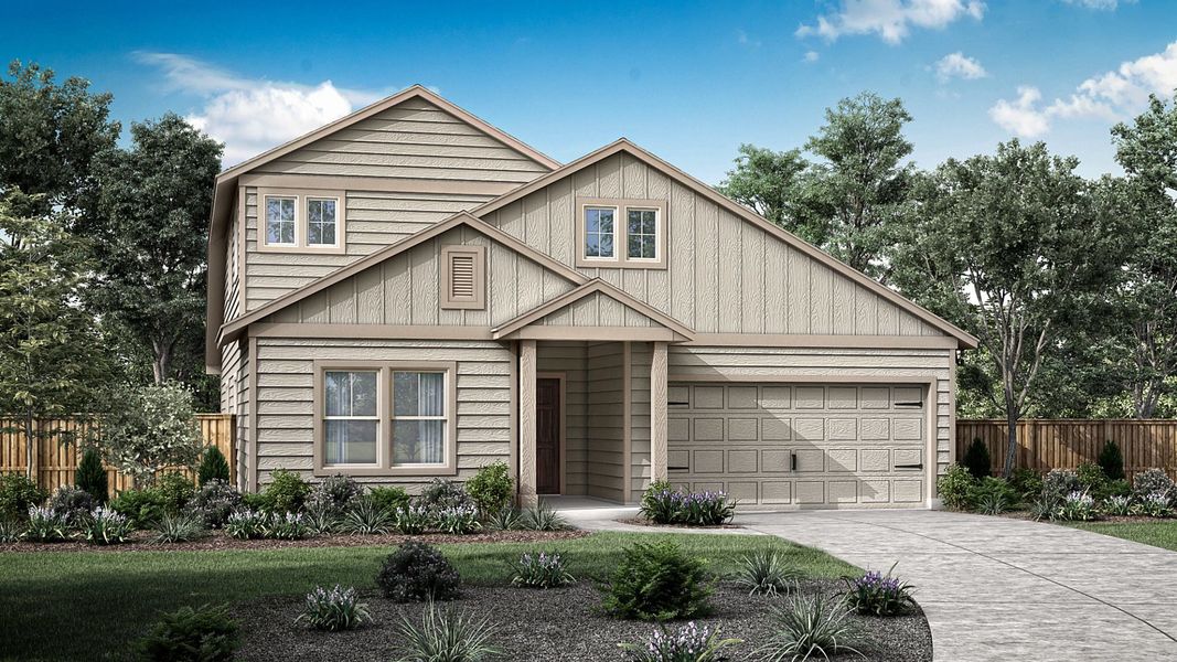 New construction Single-Family house The Savannah, 105 Orchard Park Drive, Liberty Hill, TX 78642 - photo