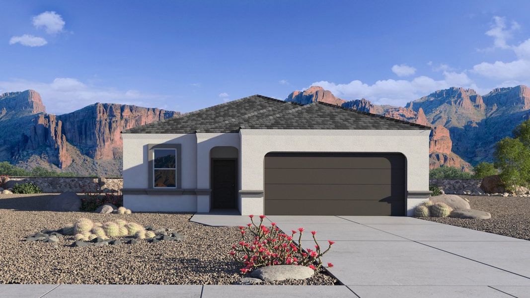 New construction Single-Family house Dalton, 28223 North Ice Cavern Lane, San Tan Valley, AZ 85143 - photo
