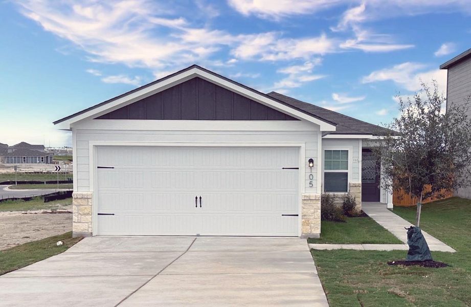 Single story open layout includes a host of impressive upgrades such as WI-Fi enabled garage door opener with ability to link to Amazon Key, programmable thermostat and blinds at front window.