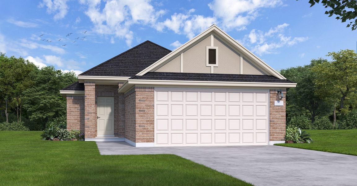 New construction Single-Family house Wildorado (1461-HV-30), 3009 Hickory Haven Ln, Conroe, TX 77385 - photo