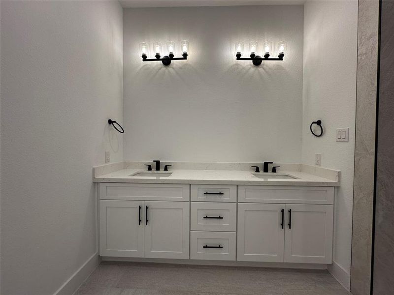 Primary Bath with double sinks