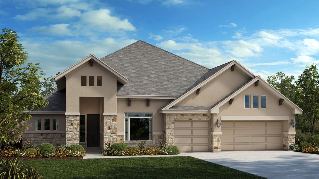 New construction Single-Family house Blanco, 29812 Captstone Walk, Fair Oaks Ranch, TX 78015 - photo