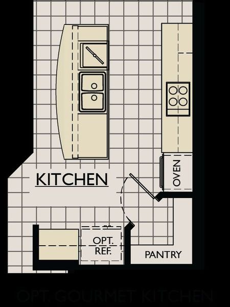 Sandalwood floor plan option gourmet kitchen William Ryan Homes Tampa