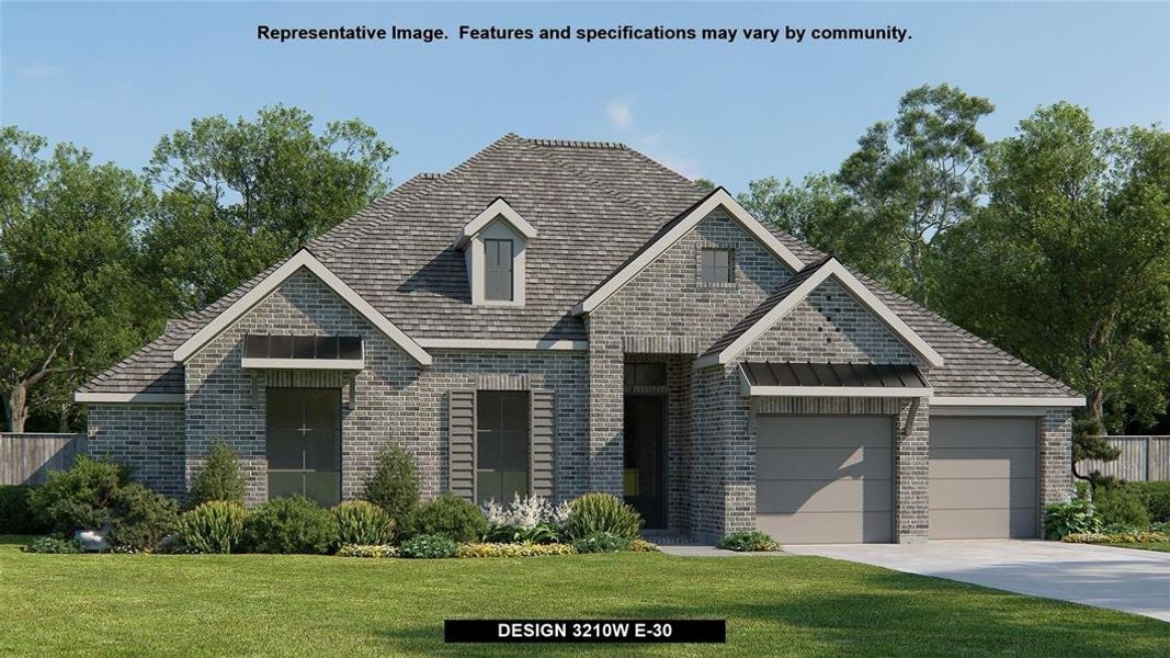 New construction Single-Family house Design 3210W, 21733 Grayson Highlands Way, Porter, TX 77365 - photo