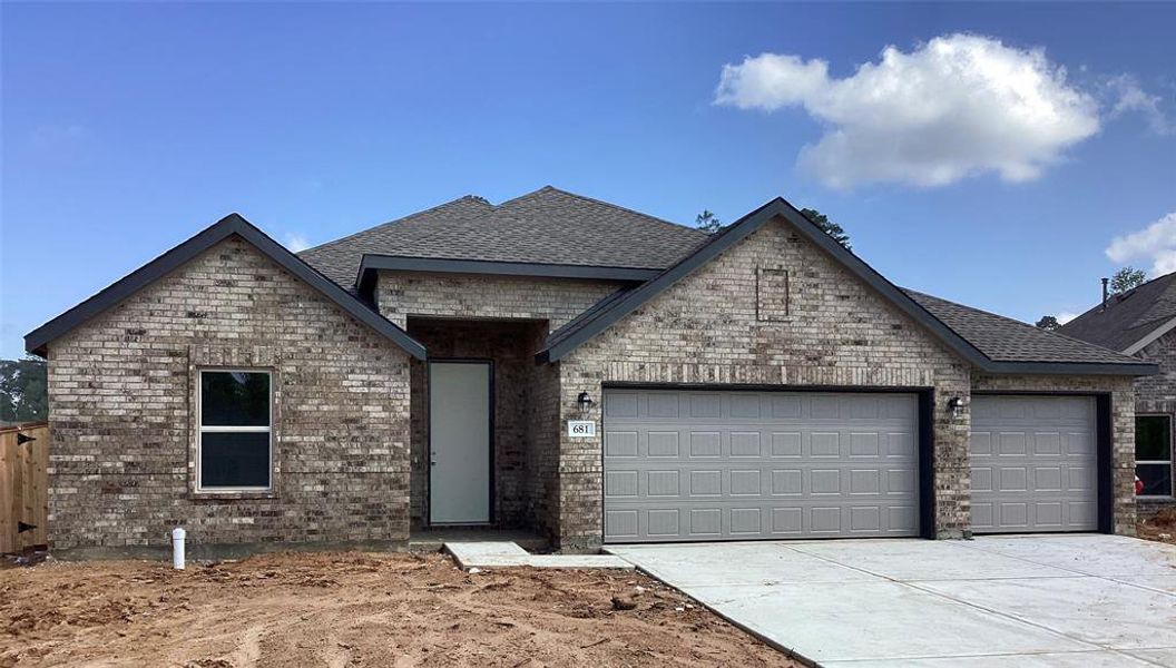 New construction Single-Family house 681 Millicent Lakes Drive, Willis, TX 77378 Lavender- photo