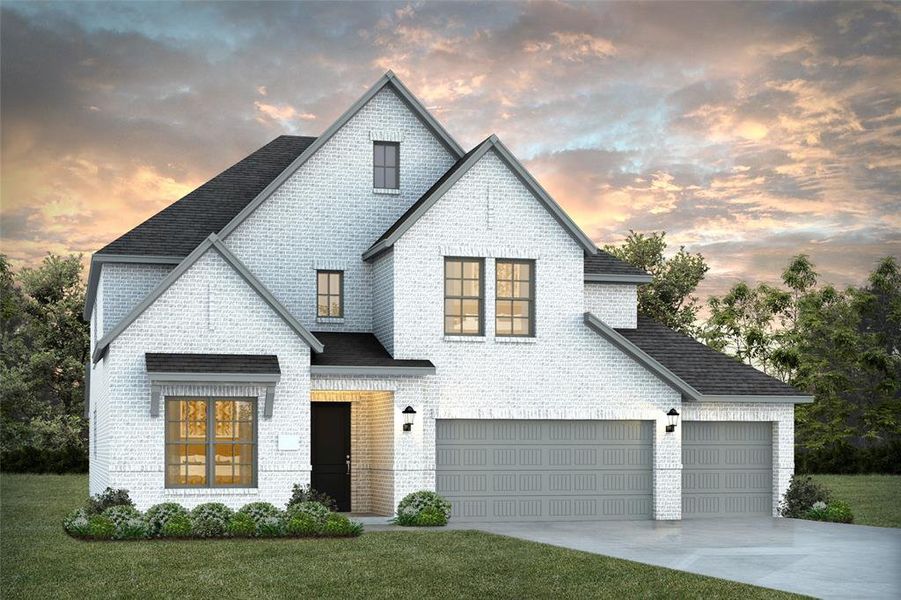 New construction Single-Family house 1301 Parkside Place, Celina, TX 75009 Versailles III- photo