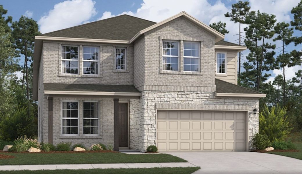 New construction Single-Family house 10524 Briceway Bay, San Antonio, TX 78254 Bastrop- photo