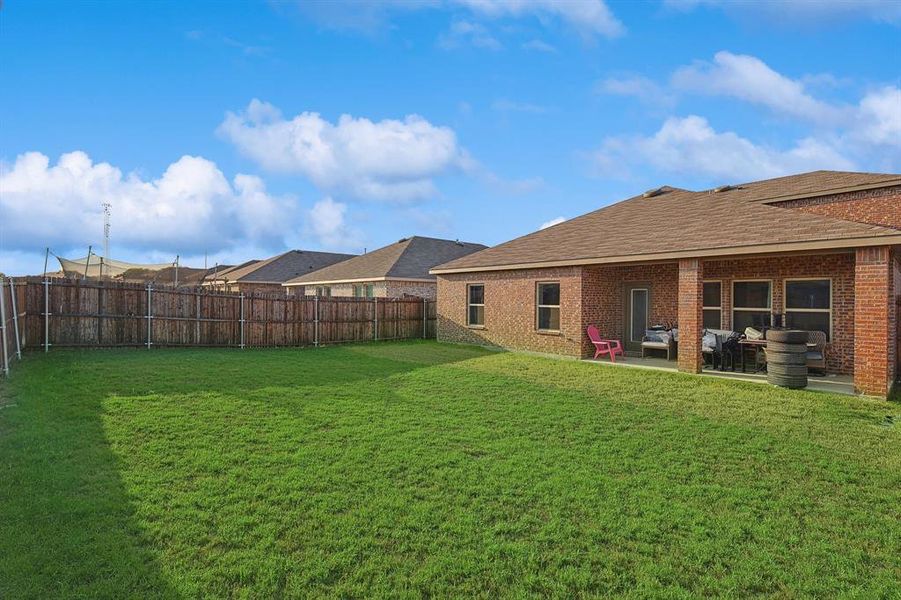 View of yard featuring a patio area