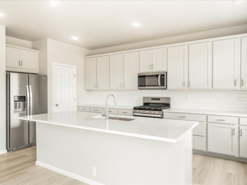 The Kenosha floorplan interior image taken at a Meritage Homes community in Northern, Colorado.