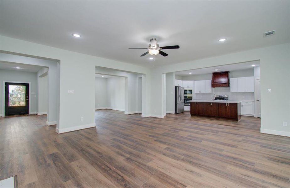 Ample natural light and open layout perfect for family gatherings