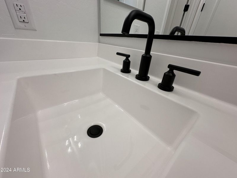 12 - Moen Gibson Black Matte Bath Faucet