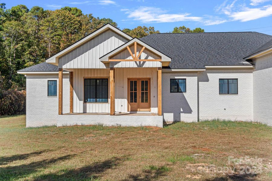 Front porch-welcoming entry