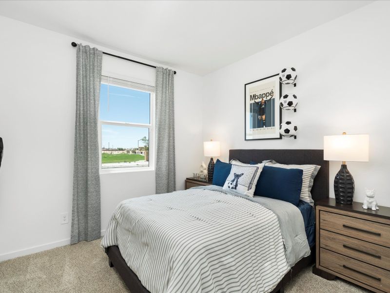 Bedroom in Cedar Floorplan at Silva Farms